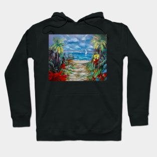 Path to the Beach 1 Hoodie